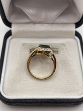 Load image into Gallery viewer, 9ct gold labradorite ring
