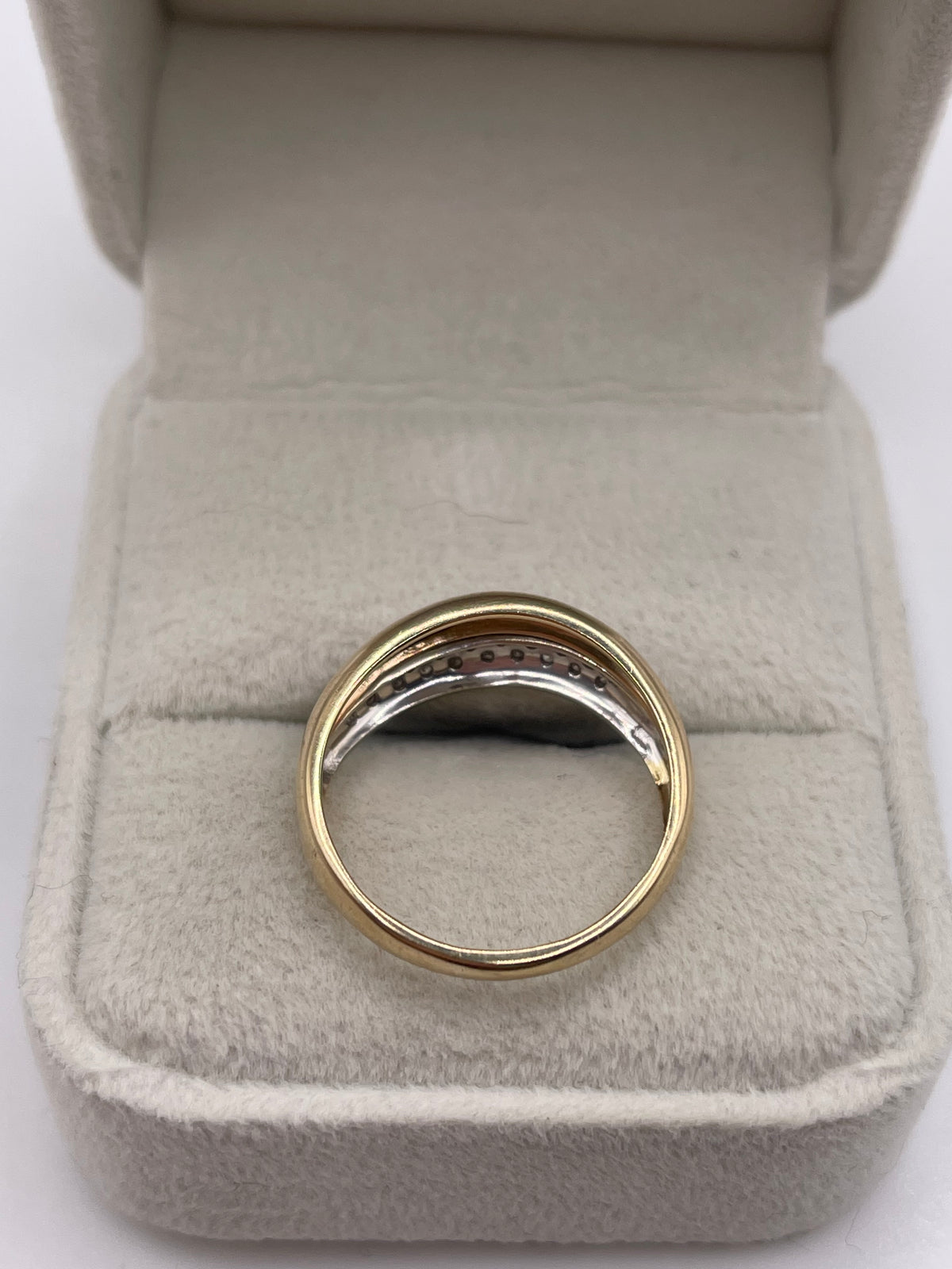 9ct gold diamond cluster ring