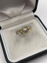Load image into Gallery viewer, 18ct gold platinum diamond ring
