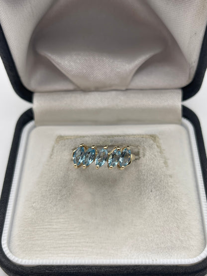 9ct gold topaz ring