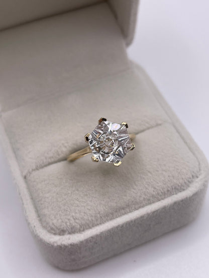 Glenn Lehrer 9ct gold topaz ring