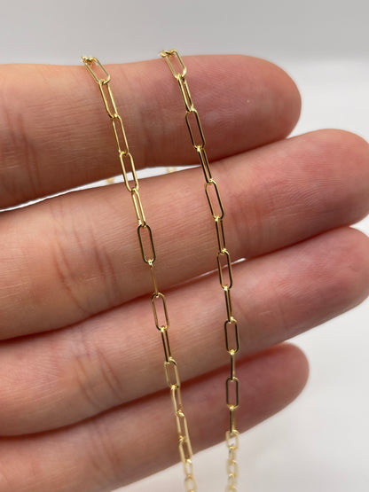 9ct gold chain L