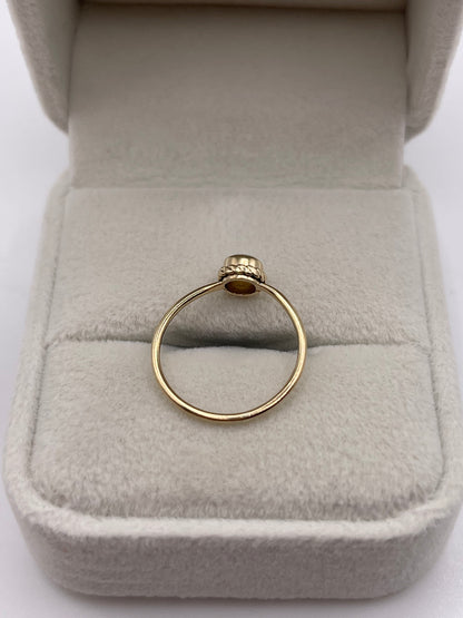 9ct gold opal ring