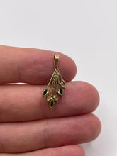 Load image into Gallery viewer, 9ct gold sapphire and diamond pendant
