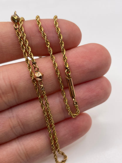 Antique 9ct gold chain 58
