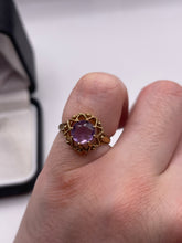 Load image into Gallery viewer, 9ct gold amethyst ring
