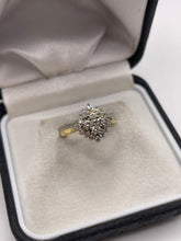 Load image into Gallery viewer, 18ct gold diamond cluster ring
