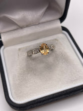 Load image into Gallery viewer, Silver gemstone ring
