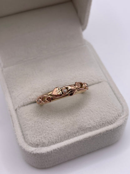 Clogau 9ct gold diamond ring