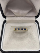 Load image into Gallery viewer, 18ct gold sapphire and diamond ring
