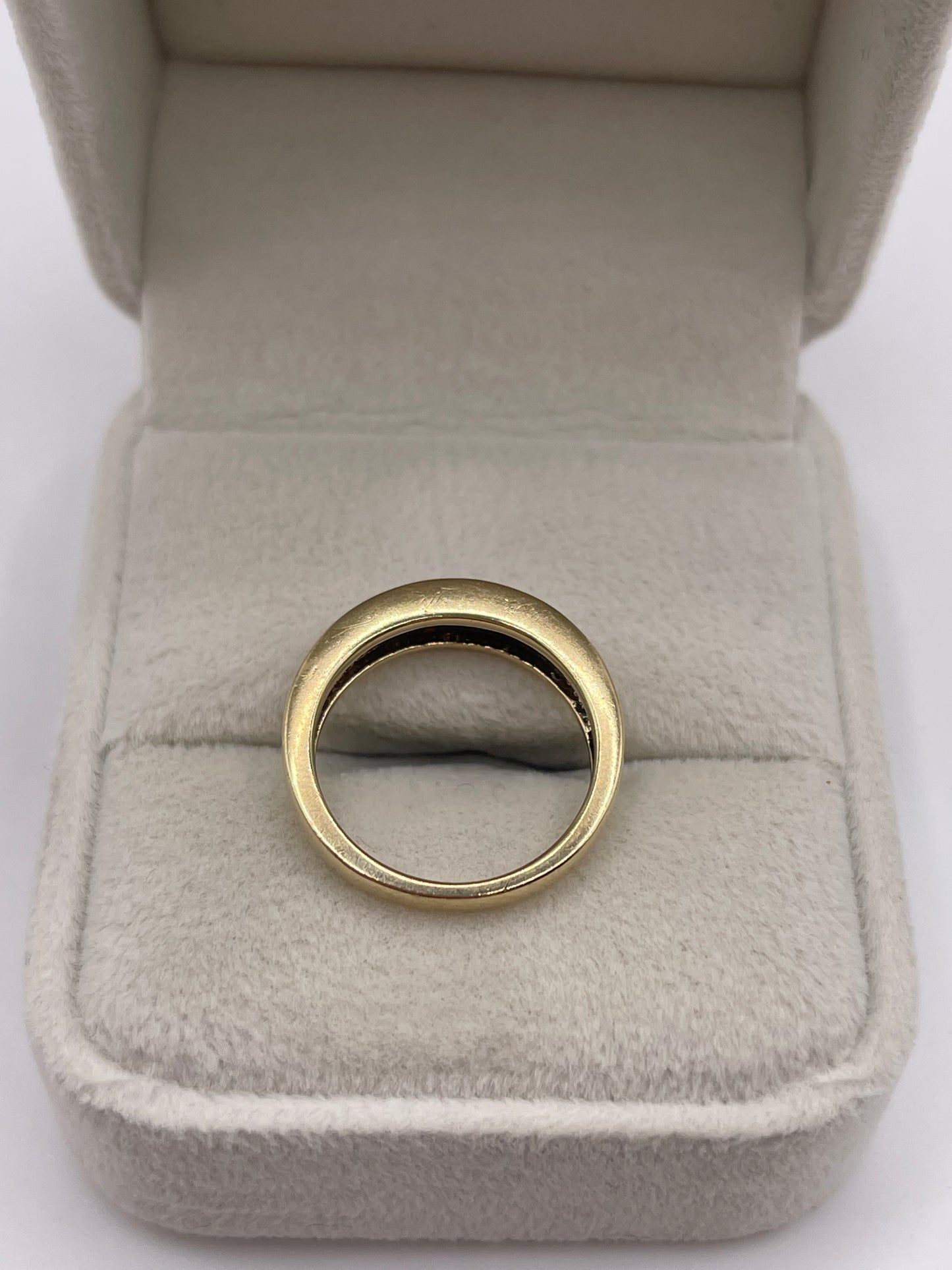 9ct gold 50 point diamond ring
