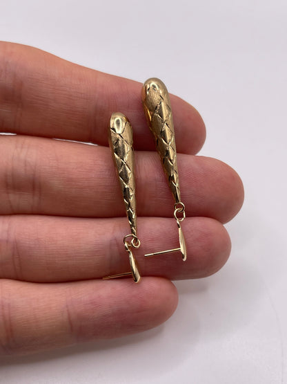 9ct gold earrings