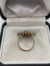 Load image into Gallery viewer, 9ct gold ruby and diamond ring
