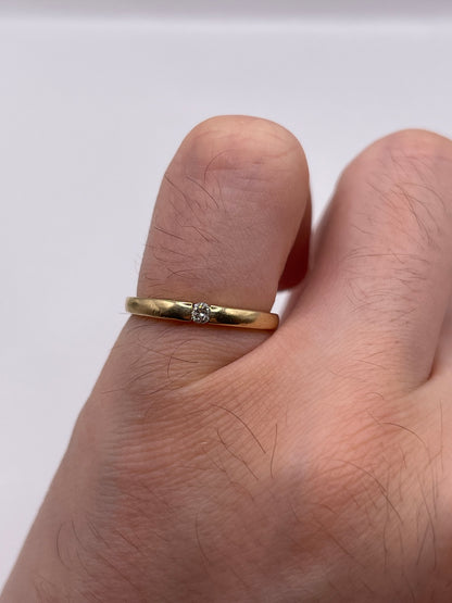 9ct gold diamond ring