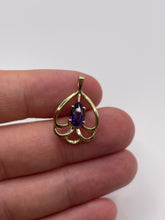 Load image into Gallery viewer, 9ct gold amethyst pendant
