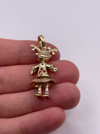 9ct gold Angelica pendant
