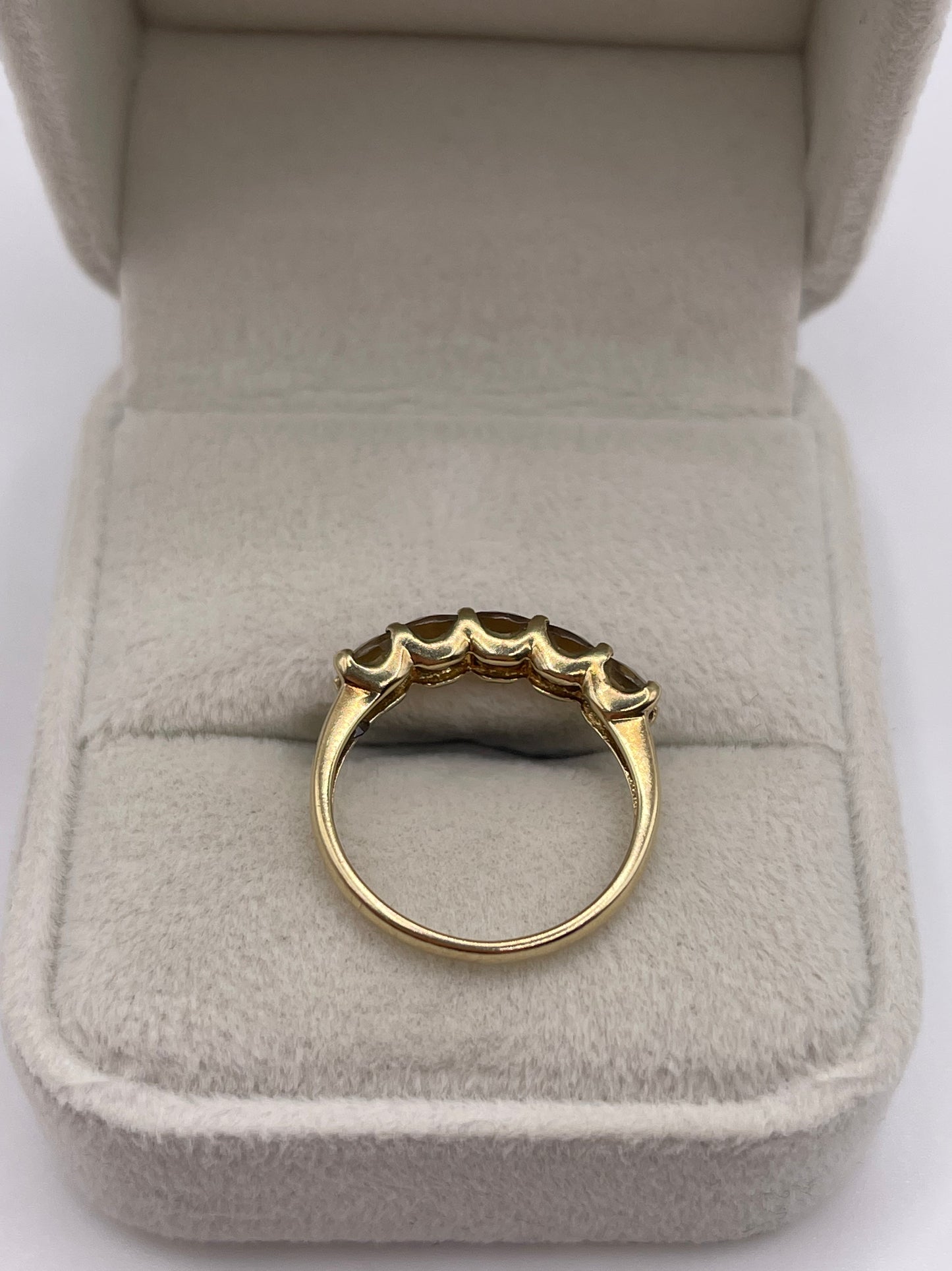 9ct gold Smokey quartz ring