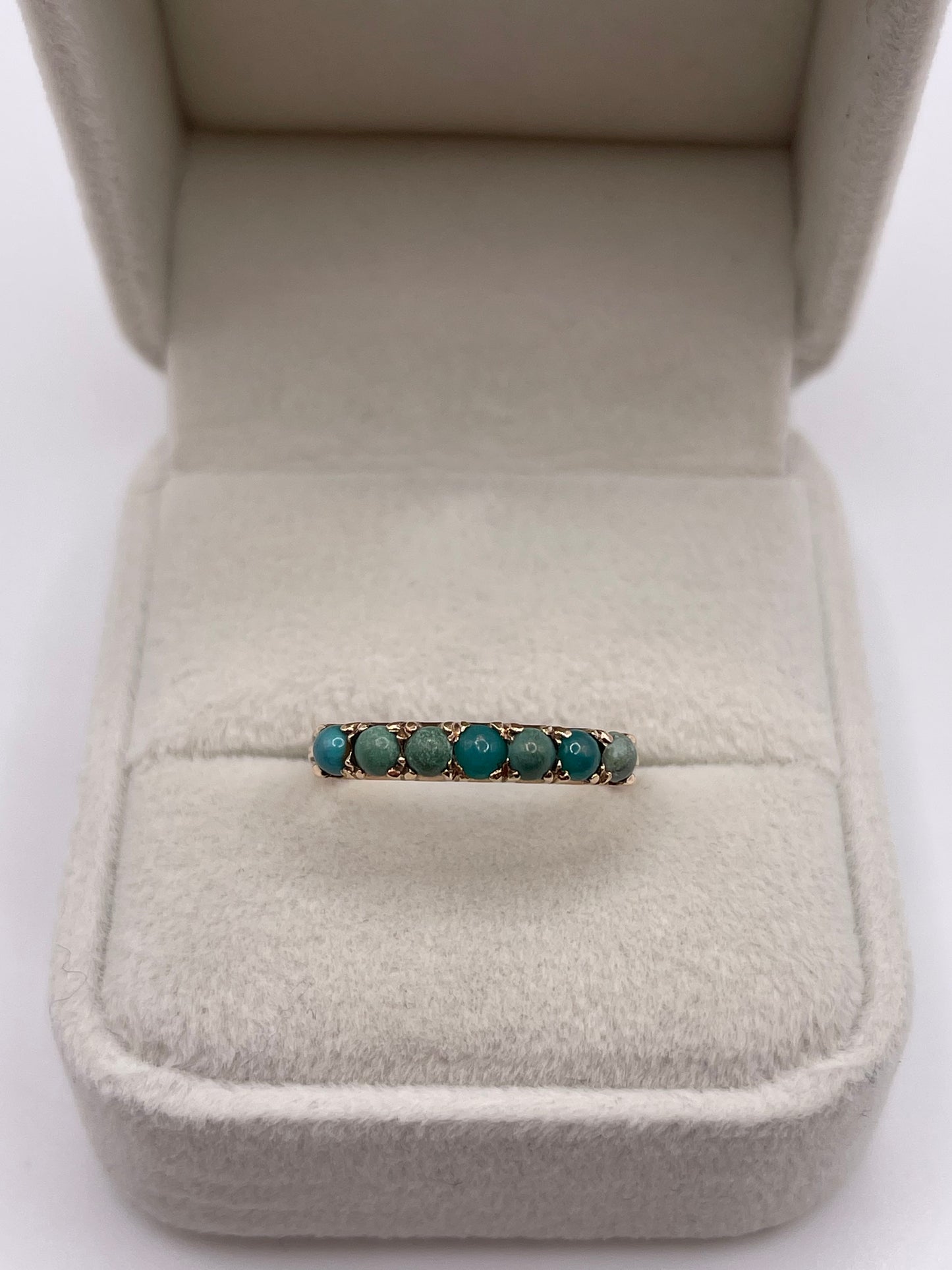 9ct gold turquoise ring