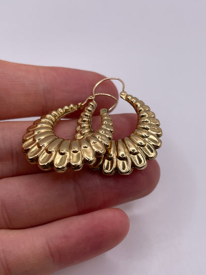 9ct gold Creole earrings