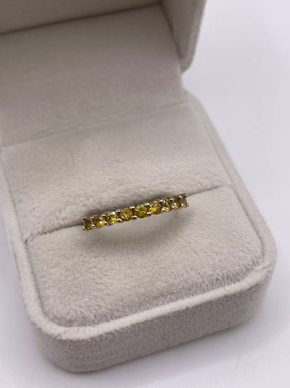 9ct gold quartz ring