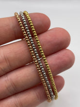 Load image into Gallery viewer, 9ct tri gold bracelet
