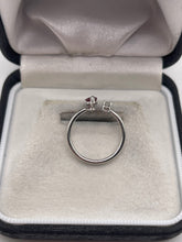 Load image into Gallery viewer, 18ct white gold ruby and diamond ring
