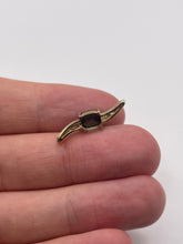 Load image into Gallery viewer, 9ct gold black opal and diamond pendant
