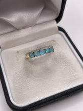 Load image into Gallery viewer, 9ct gold apatite ring
