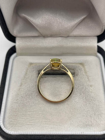 9ct gold opal ring