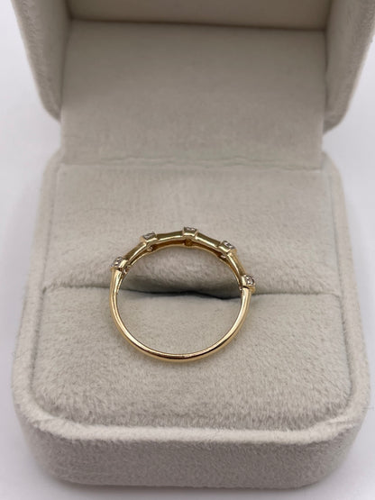 14ct gold diamond ring