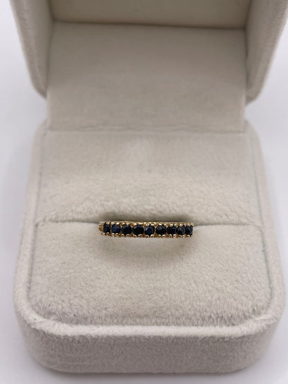 9ct gold sapphire ring