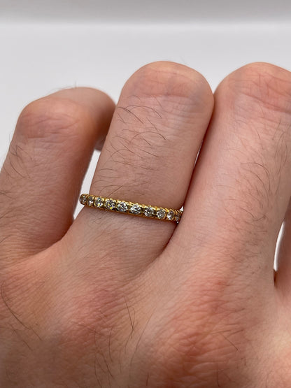 18ct gold diamond ring