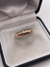 Load image into Gallery viewer, 14ct rose gold cz ring
