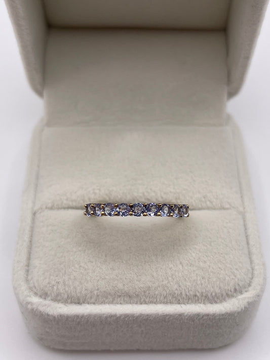 9ct gold tanzanite ring