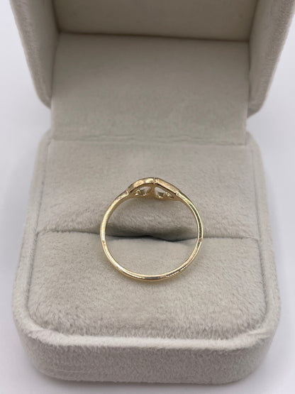 9ct gold heart ring