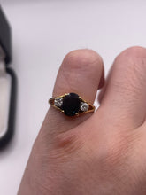 Load image into Gallery viewer, 18ct gold sapphire and diamond ring
