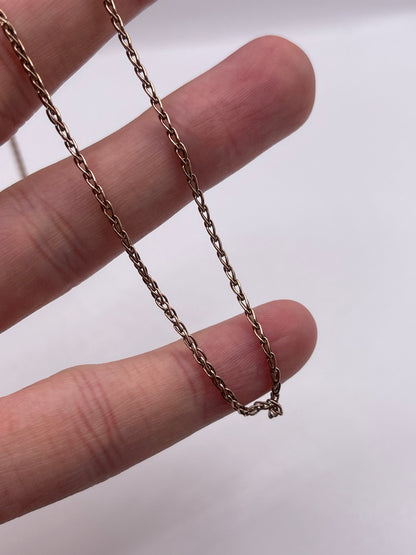 9ct rose gold chain 148