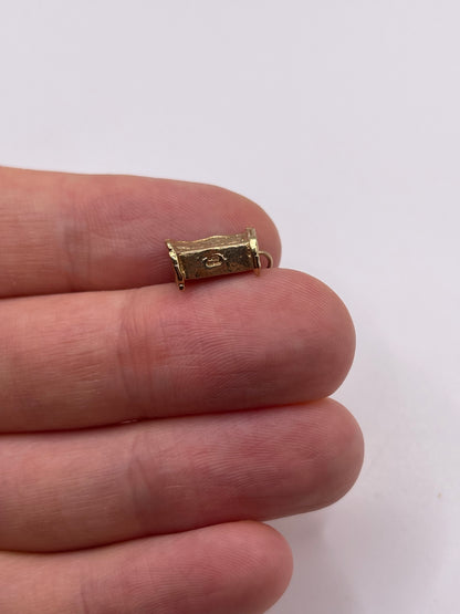 9ct gold cot charm