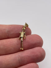 Load image into Gallery viewer, 9ct gold puppet charm
