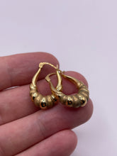 Load image into Gallery viewer, 9ct gold creole earrings
