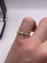 Load image into Gallery viewer, 9ct gold buckle ring
