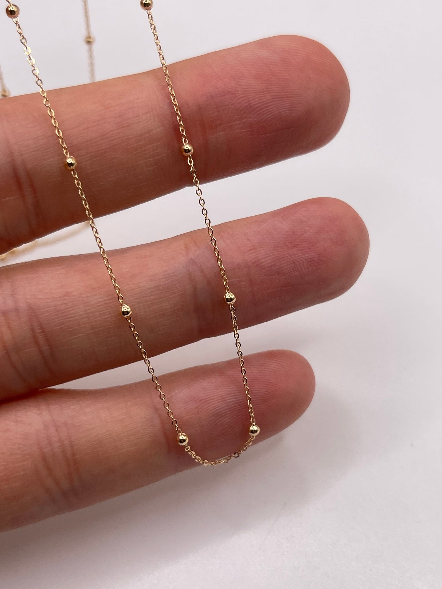 9ct rose gold chain 478