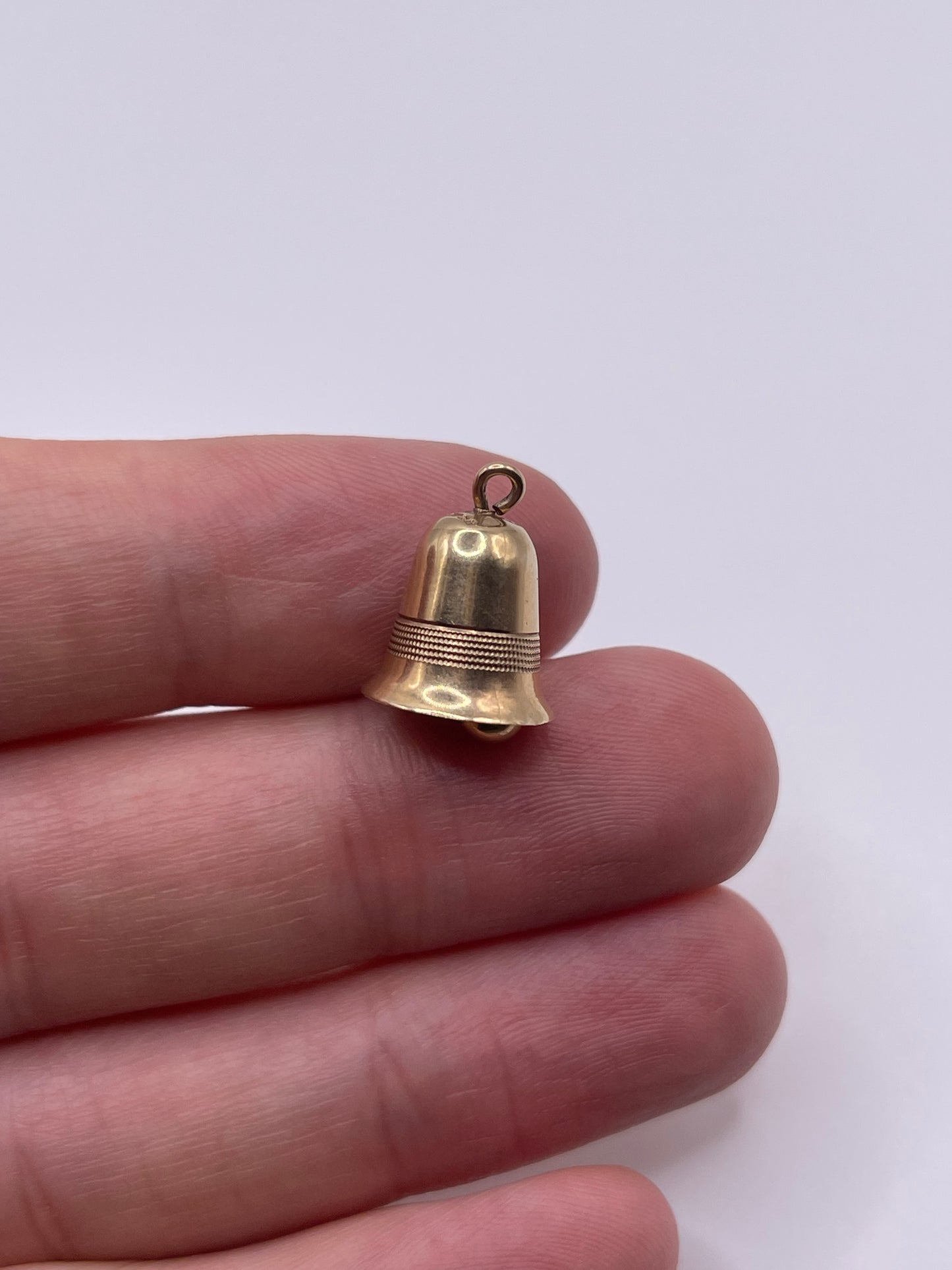 9ct gold bell charm