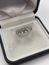 Load image into Gallery viewer, 9ct gold topaz and diamond ring
