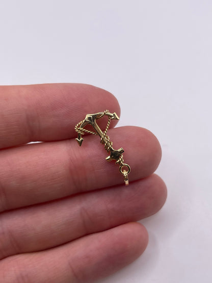9ct gold anchor charm