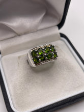 Load image into Gallery viewer, 9ct gold diopside ring
