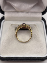 Load image into Gallery viewer, 9ct gold amethyst ring
