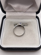 Load image into Gallery viewer, 9ct white gold tanzanite and diamond ring

