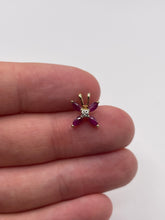 Load image into Gallery viewer, 9ct gold ruby and diamond pendant

