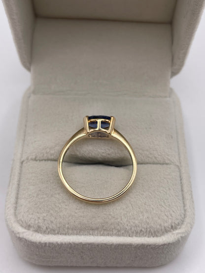 9ct gold kyanite ring
